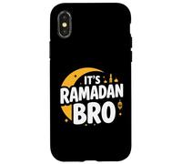 Carcasa para iPhone X/XS Es Ramadán Bro Feliz Ayuno Luna Creciente Islámica Musulmán