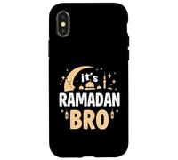 Carcasa para iPhone X/XS Es Ramadán Bro Feliz Ayuno Luna Creciente Islámica Musulmán