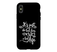 Carcasa para iPhone X/XS Es Solo un Mal día, no una Mala Vida Cita Positiva