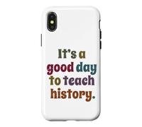Carcasa para iPhone X/XS Es un Buen día para enseñar Historia, Profesor de Historia