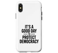 Carcasa para iPhone X/XS Es un Buen día para Proteger la Democracia y los entusiastas del Voto