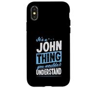 Carcasa para iPhone X/XS Es una Cosa de John Que no entenderías el Nombre