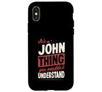 Carcasa para iPhone X/XS Es una Cosa de John Que no entenderías el Nombre