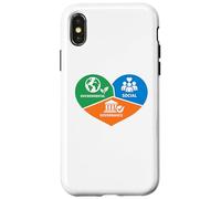 Carcasa para iPhone X/XS ESG Gobernanza Social Ambiental Corazón