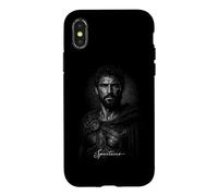Carcasa para iPhone X/XS Espartaco Legendario Héroe Gladiador Romano Antiguo