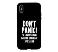Carcasa para iPhone X/XS Especialista en Lenguas Extranjeras