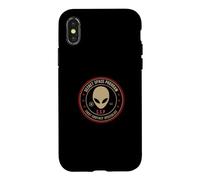 Carcasa para iPhone X/XS Especialista en Primer Contacto/Diseño del Programa Espacial Secreto
