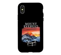 Carcasa para iPhone X/XS Espectaculares alpinistas del Himalaya Everest Camp Nepal
