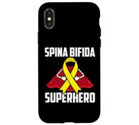 Carcasa para iPhone X/XS Espina Bífida Superhéroe Superviviente Guerrero Luchador
