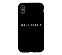Carcasa para iPhone X/XS Espíritu Santo/Diseño Simple y clásico de Fuente Moderna de Espíritu Santo