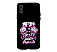 Carcasa para iPhone X/XS ESTÁ Bien Mirar MIS Cupcakes Funny Bakers Baking Postres