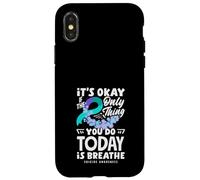 Carcasa para iPhone X/XS Está Bien si lo único Que Haces Hoy es Respirar