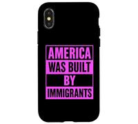 Carcasa para iPhone X/XS Estados Unidos fue Construido por inmigrantes protestan contra una niña activista migra