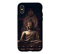 Carcasa para iPhone X/XS Estatua de Buda Mediación Relajación