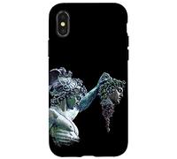Carcasa para iPhone X/XS Estatua de Perseo y Medusa