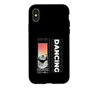 Carcasa para iPhone X/XS Estatua Griega Bailando Mito Escultura Arte Antiguo Historia