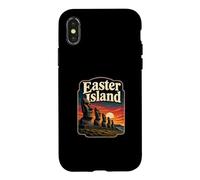 Carcasa para iPhone X/XS Estatua Moai Isla de Pascua Rapa NUI