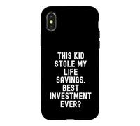 Carcasa para iPhone X/XS Este Chico robó mis ahorros de Vida Mejor inversión