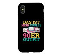 Carcasa para iPhone X/XS Este es mi Atuendo Genial de los 90 Disfraces de los 90