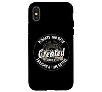 Carcasa para iPhone X/XS Ester 4:14 Tal Vez fuiste Creado para un Tiempo como Este