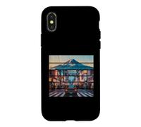 Carcasa para iPhone X/XS Estética Japón 80s 90s Tokio Osaka Street