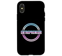 Carcasa para iPhone X/XS Estilo Retro Emprendedor