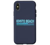 Carcasa para iPhone X/XS Estilo Vintage de los años 70 de Edisto Beach South Carolina