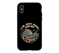 Carcasa para iPhone X/XS Estoy aquí para mi montaña Rusa