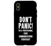 Carcasa para iPhone X/XS Estratega de Comunicaciones Cívicas