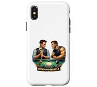 Carcasa para iPhone X/XS Estrategia Versus Fuerza Concepto Ilustración