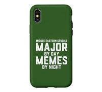 Carcasa para iPhone X/XS Estudios del Medio Oriente Major by Day Memes Noche Cercano Oriente