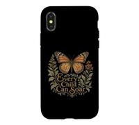 Carcasa para iPhone X/XS Every Child Can Soar Back To School Butterfly