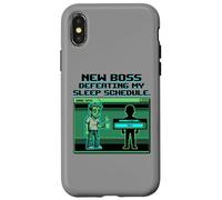 Carcasa para iPhone X/XS Expecting Dad Gamer New Boss Sleep Schedule