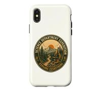 Carcasa para iPhone X/XS Expedición al Departamento de Ciencias Explora Todo lo Salvaje
