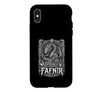 Carcasa para iPhone X/XS Fafnir Dragón De La Avaricia Mitología Nórdica Vikingo