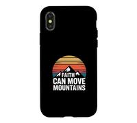Carcasa para iPhone X/XS Faith Can Move Mountains