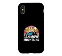 Carcasa para iPhone X/XS Faith Can Move Mountains