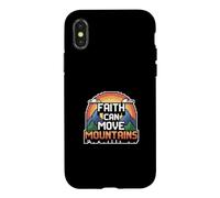 Carcasa para iPhone X/XS Faith Can Move Mountains
