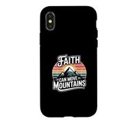 Carcasa para iPhone X/XS Faith Can Move Mountains