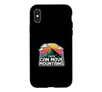 Carcasa para iPhone X/XS Faith Can Move Mountains