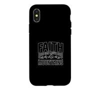 Carcasa para iPhone X/XS Faith Can Move Mountains
