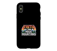 Carcasa para iPhone X/XS Faith Can Move Mountains