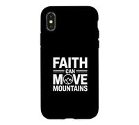 Carcasa para iPhone X/XS Faith Can Move Mountains