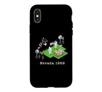 Carcasa para iPhone X/XS Falso Aterrizaje Lunar Disparar Nevada Área 51 engaño