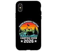 Carcasa para iPhone X/XS Family Camping Crew 2026 Tees Outdoor Camping Group Matching