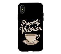 Carcasa para iPhone X/XS Fanático de la Historia de la era Victoriana Entusiasta de la Nostalgia del Siglo XIX