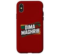 Carcasa para iPhone X/XS Fans del Torneo Pride Morocco Maghreb Cheer Country Flag