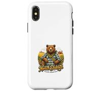 Carcasa para iPhone X/XS Farm Bear Prairie Harvest Vibes en Dakota del Norte