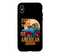 Carcasa para iPhone X/XS Farm TO Fin American Edition