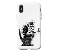 Carcasa para iPhone X/XS Fart Jokes Dad Caca Humor Baño Sarcástico Día del Padre